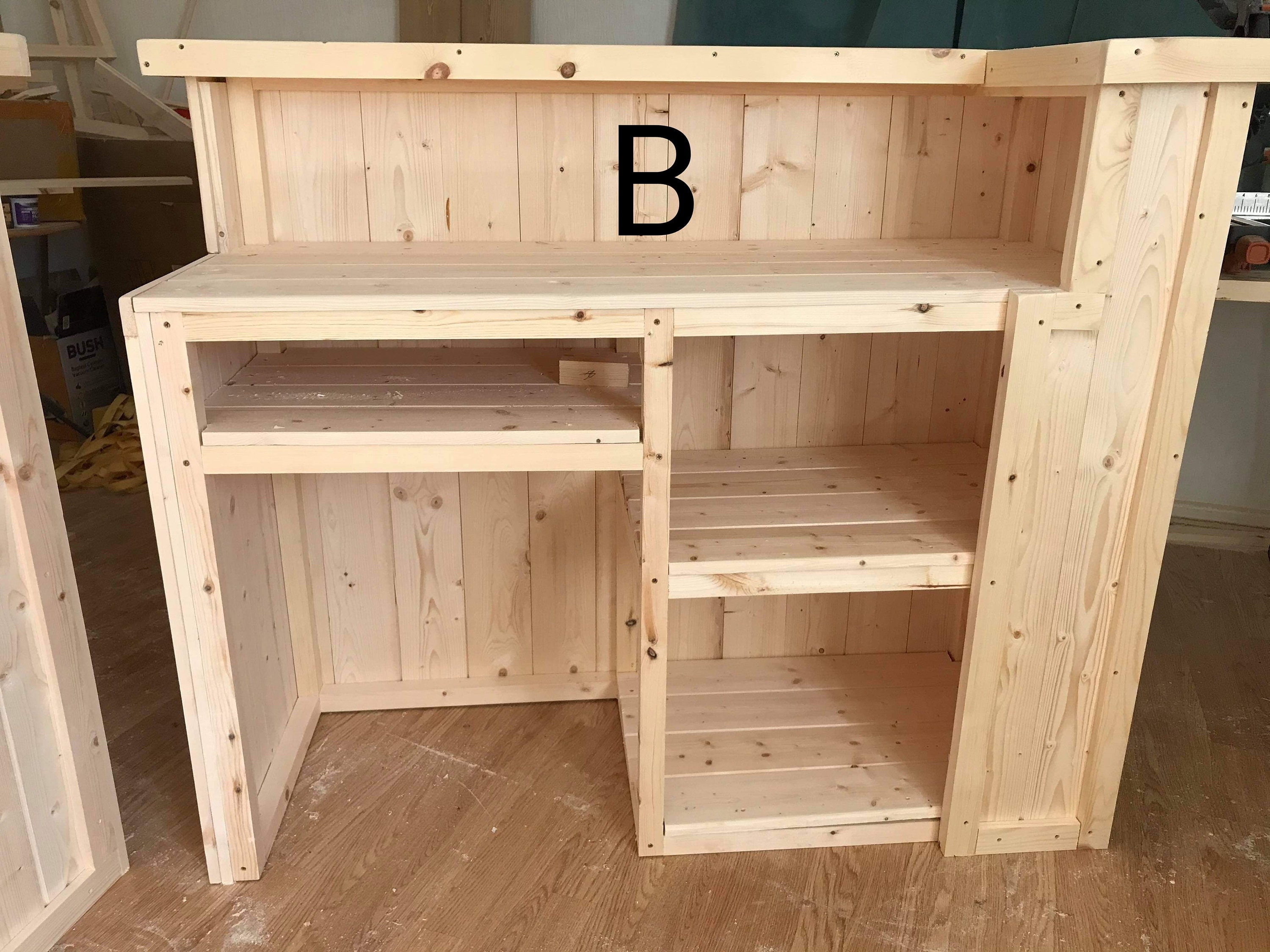 Wooden Home Bar L Shape Bar Man Cave Bar Summerhouse Bar Etsy UK