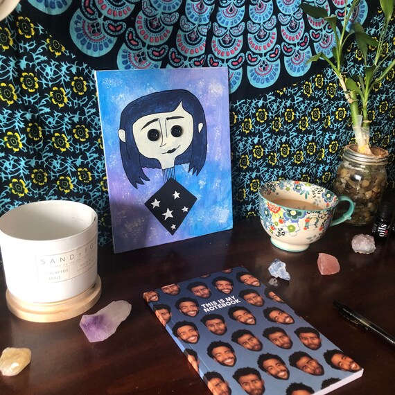 Coraline Boring Blue Boys Art Print Set 