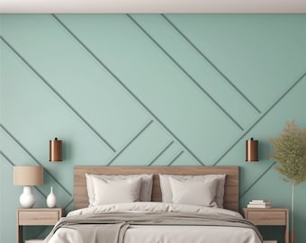 Ray Dimensional Accent Wall Design Wood Kit