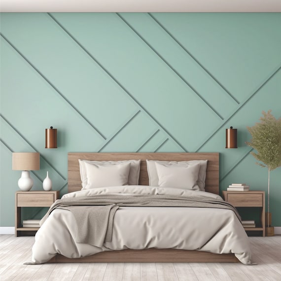 Ray Dimensional Accent Wall Design Wood Kit