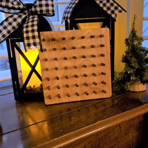 Wooden Geoboard 10x10, 7x7, 4x4