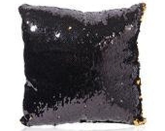 black sequin throw pillows