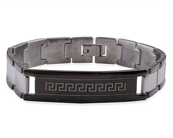 Black/Stainless Steel Bracelet