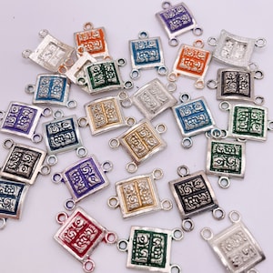 Colorful Small Mayan Pendant Chandelier Mayan Jewelry for Handmade Jewelry Mayan Medal Namor Wakanda Jewelry Mayan Mexican Latin Jewelry