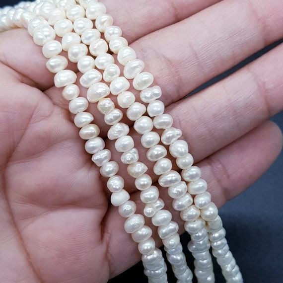 4-5mm Natural Freshwater Pearl Beads, Genuine Freshwater Pearls