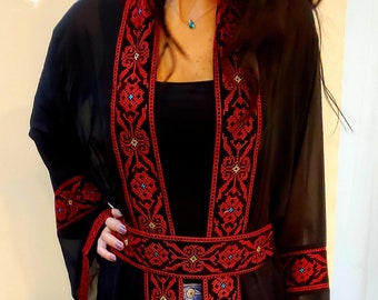 Embroidered Palestinian Women's Cape