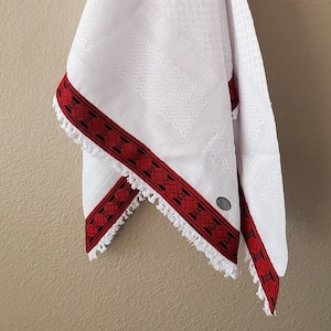 Keffiyeh - Palestinian Embroidery Shawl