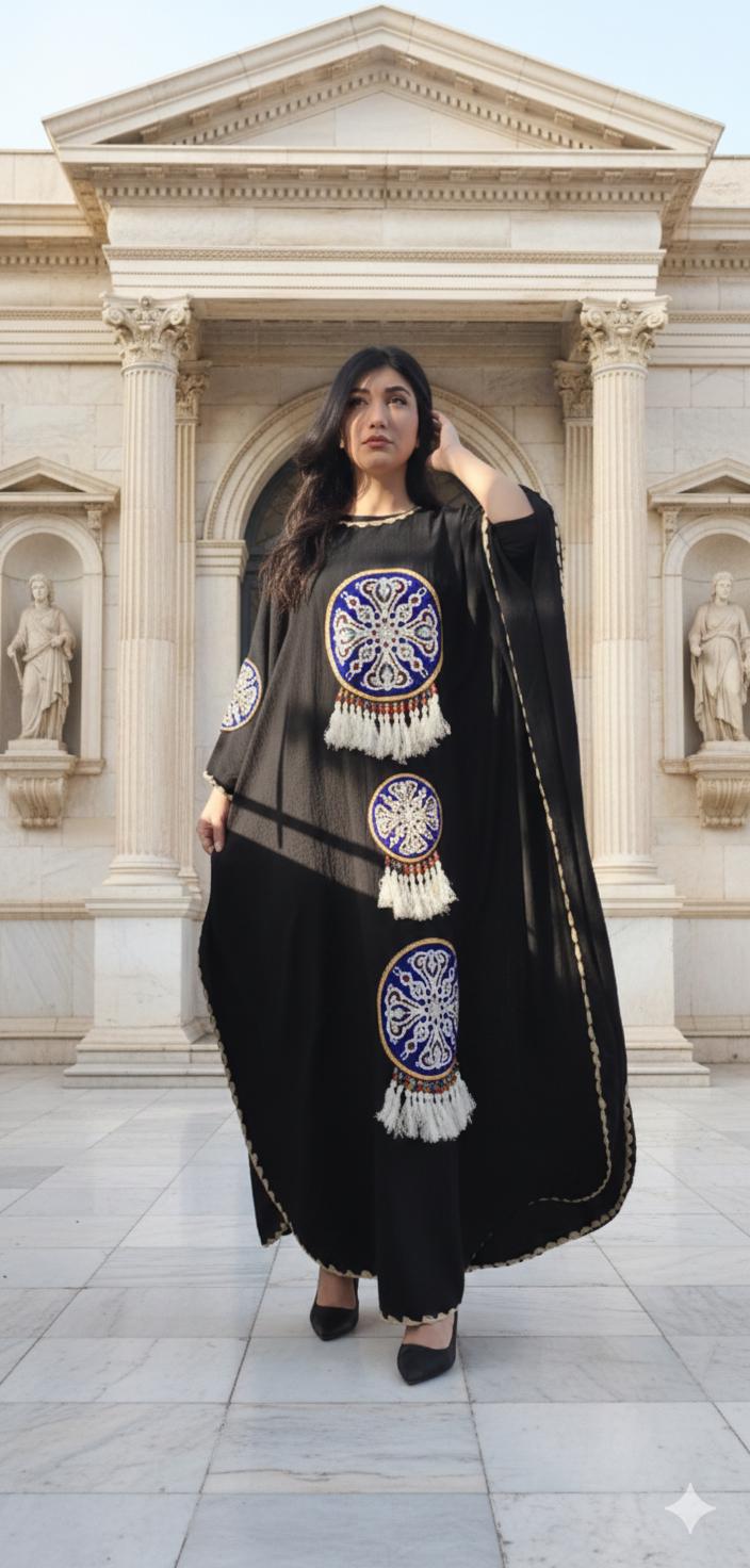 knee length dresses for ladies Abaya Dress Linen Due 15% OFF – MISK