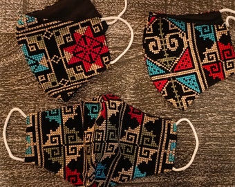 Palestinian Embroidered Mask
