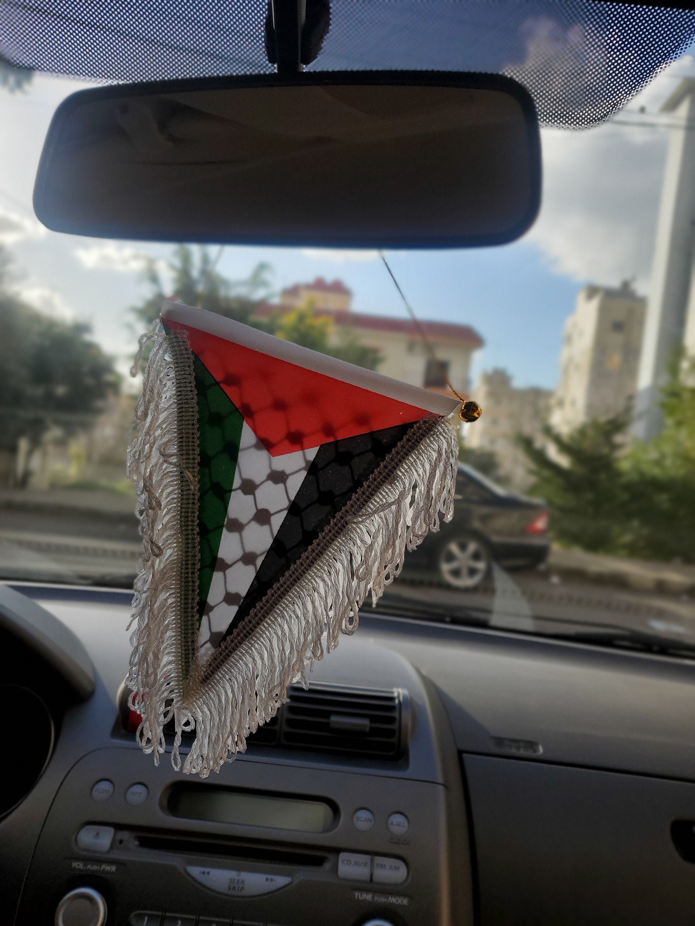 Autospiegel Palästina Flagge Aufhänger - .de