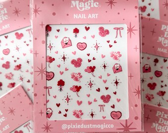 Love Nail Stickers |  DIY Nail Art Decals