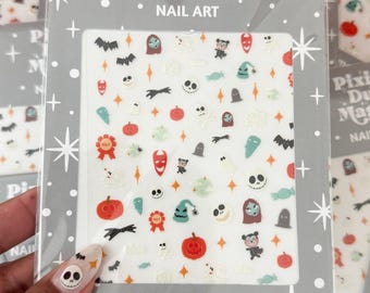 Halloween Nail Stickers | DIY Nail Art Decals