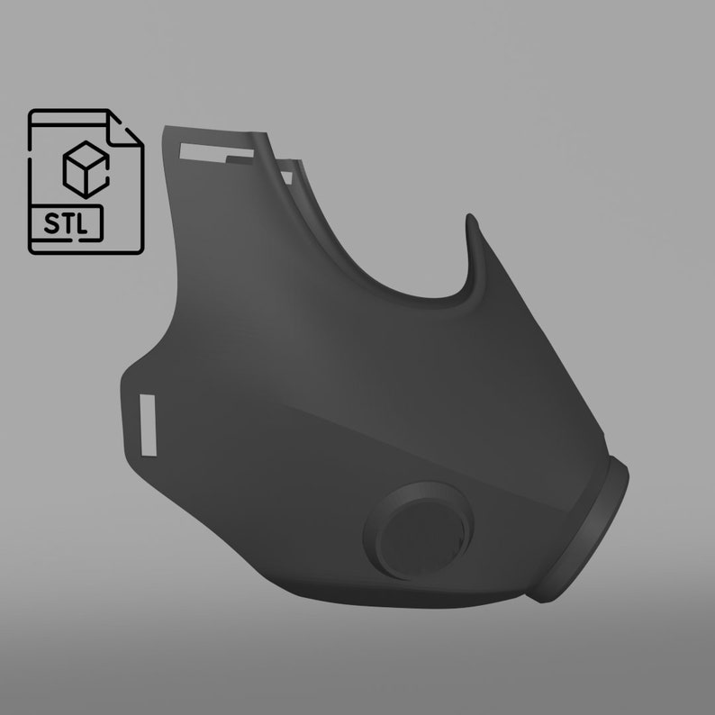 Legion Gasmask [3D print file] image 2