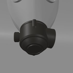 Commissaris Officier Gasmask Add-on