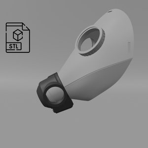 Korps Engineer Gasmask Addon [3D-utskriftsfil] bild 3