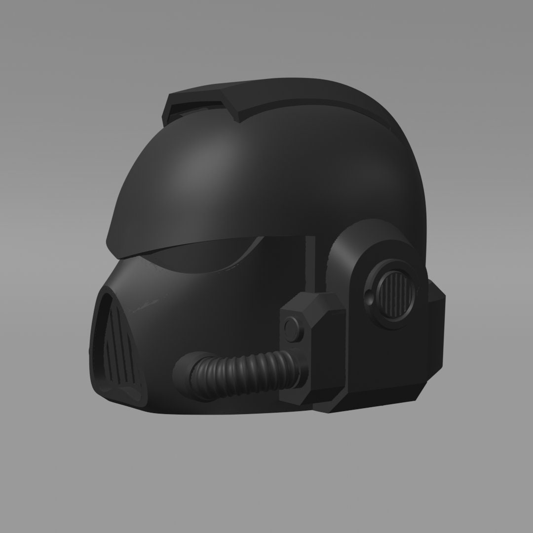Space Marine MK7 Helmet 3D Print File Etsy