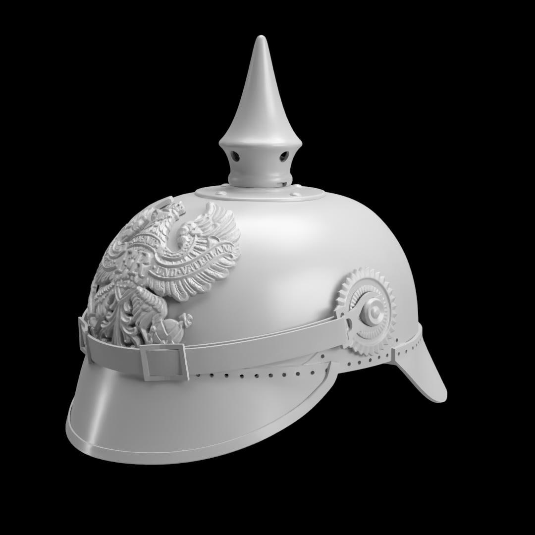 ピッケルハウベ M1895 - プロイセン・ドイツ [3Dプリントファイル