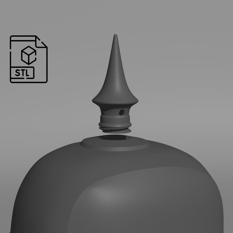 Korps Pickelhaube [3D print file] image 4