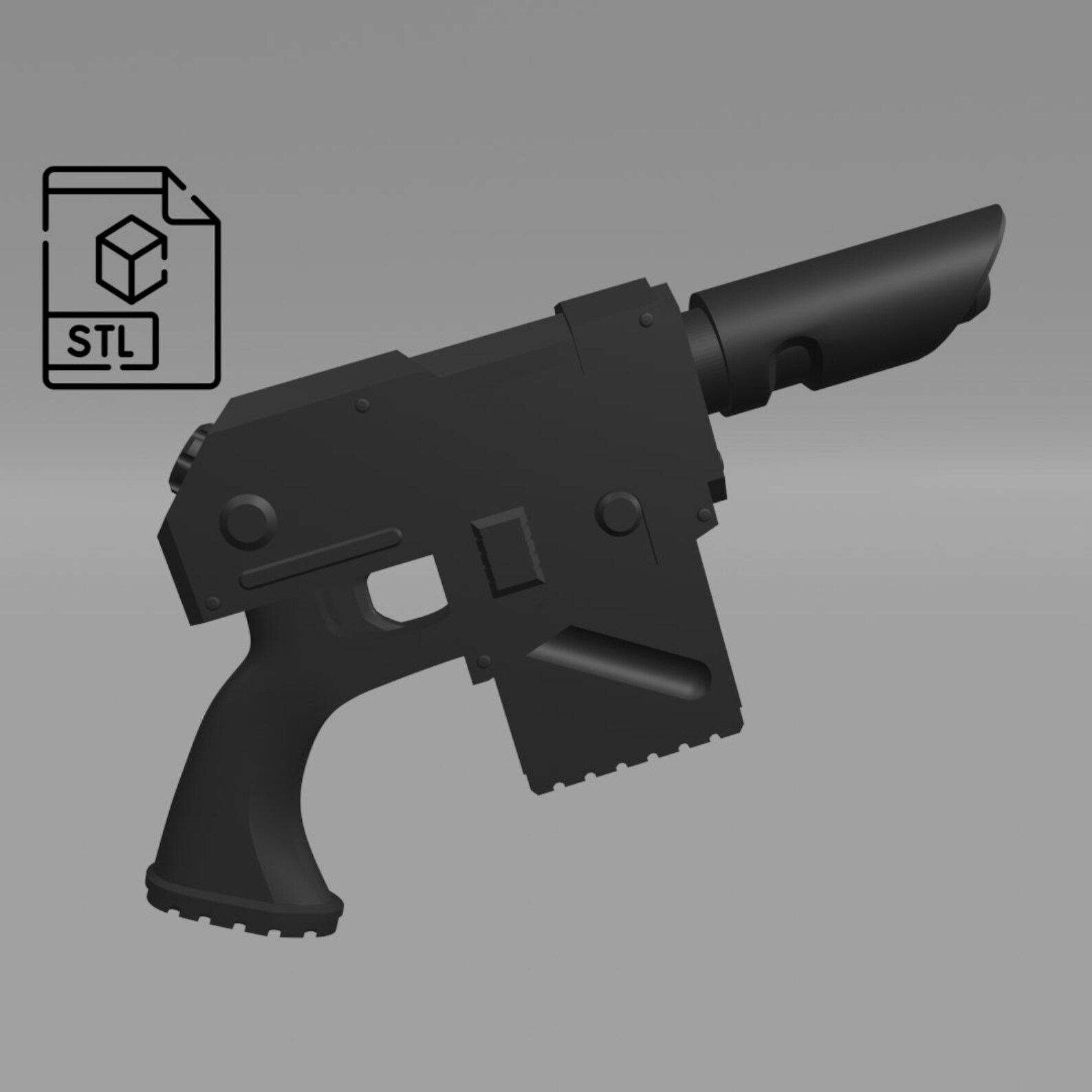 Laspistol 3d print file etsy