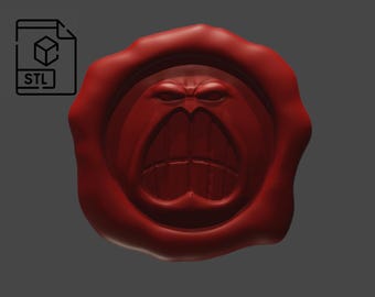 Space King Psychowarrior Purity Seal [3D print file]