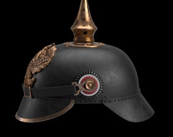 ピッケルハウベ M1895 - プロイセン・ドイツ軍 [3Dプリントファイル