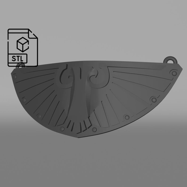 Korps Officer Gorget [3D print file] image 1