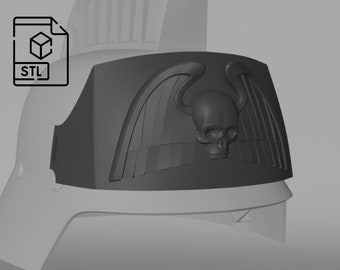 Korps Officer Helmet Plate [3D print file]