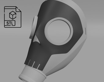 Grenadier Gasmask Skull Armor [3D print file]