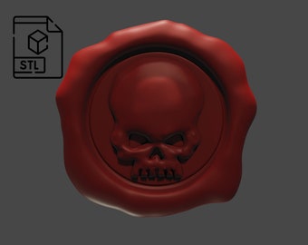 Skull Purity Seal [3D print file]