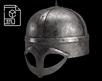 Gjermundbu Viking Helmet - 10th Century [3D print file]