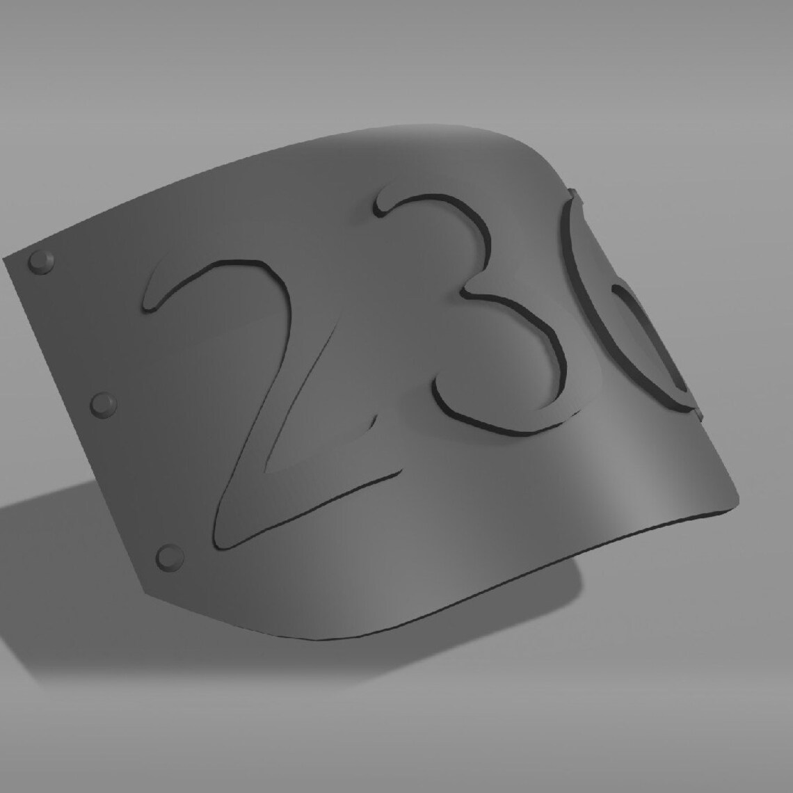 Korps Shoulderguard custom 3D Print File Etsy