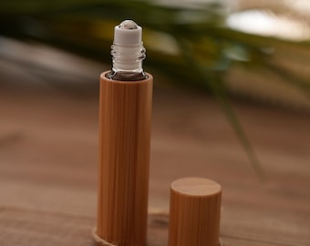 Lavender Essential Oil Roller Bottle | Bamboo Packaging