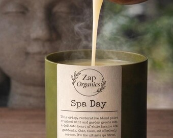 Hand Poured Soy Candle 10 oz | Select from 4 Unique Scents | Minimalist Home Decor