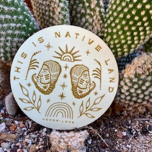 This Is Native Land Vinyl Sticker