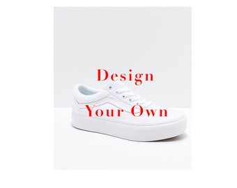 Custom Old Skool Vans (You Design!!)