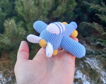 Handcrafted Amigurumi Airplane - A Perfect Gift for Boys and Aviation Enthusiasts