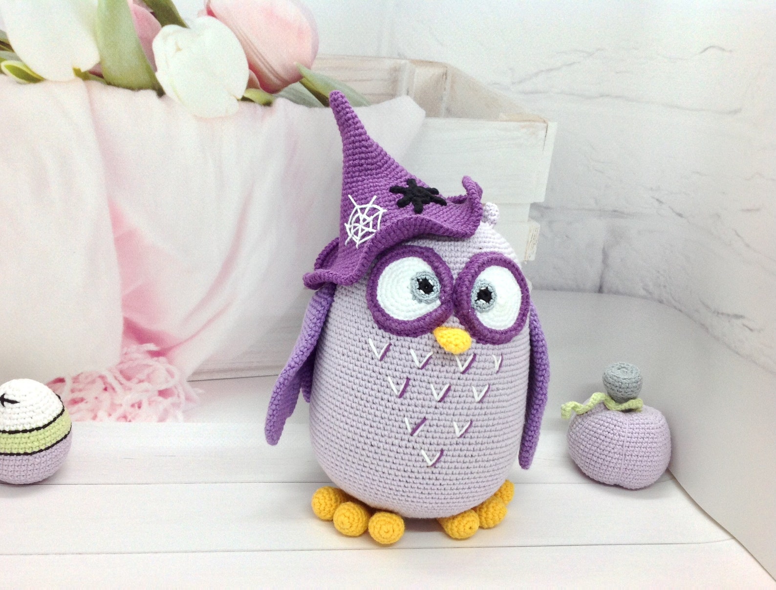 Häkeln Eule Puppe Halloween Eule Spielzeug Etsy