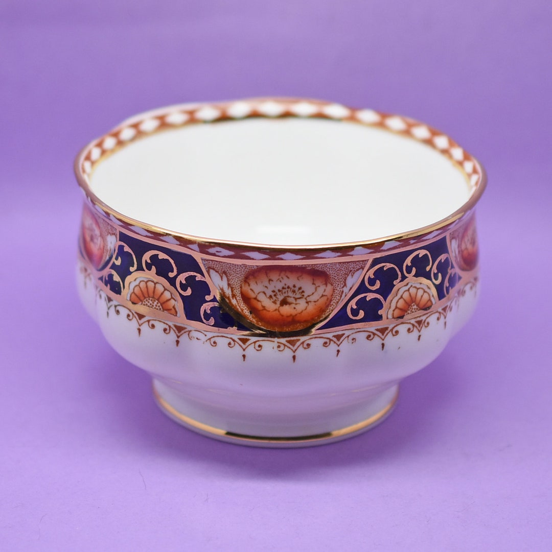 Royal Albert, 7642 Imari, Sugar Bowl, Vintage, England Etsy
