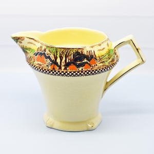 Myott Son & Co, &#39;Englands Countryside&#39; Creamer/Milk Jug, Vintage, England