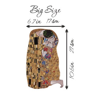Strykmärke "Kyssen" av Gustav Klimt big