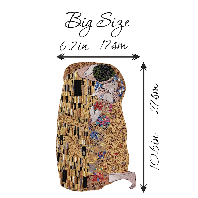Strykmärke "Kyssen" av Gustav Klimt big