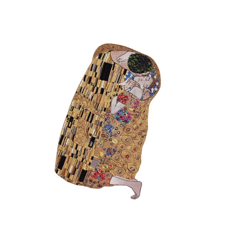 Strykmärke "Kyssen" av Gustav Klimt bild 10
