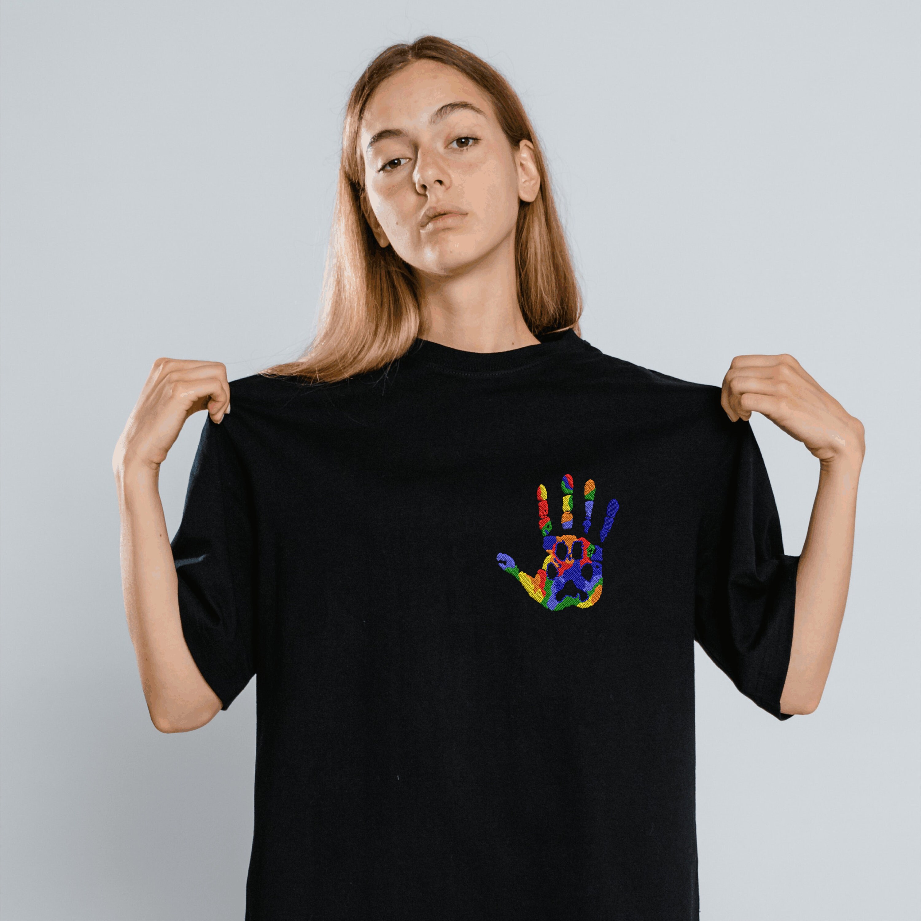 Hand & Paw Machine Embroidery Design Etsy