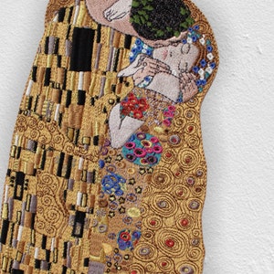 Strykmärke "Kyssen" av Gustav Klimt bild 9