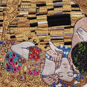 Strykmärke "Kyssen" av Gustav Klimt bild 5