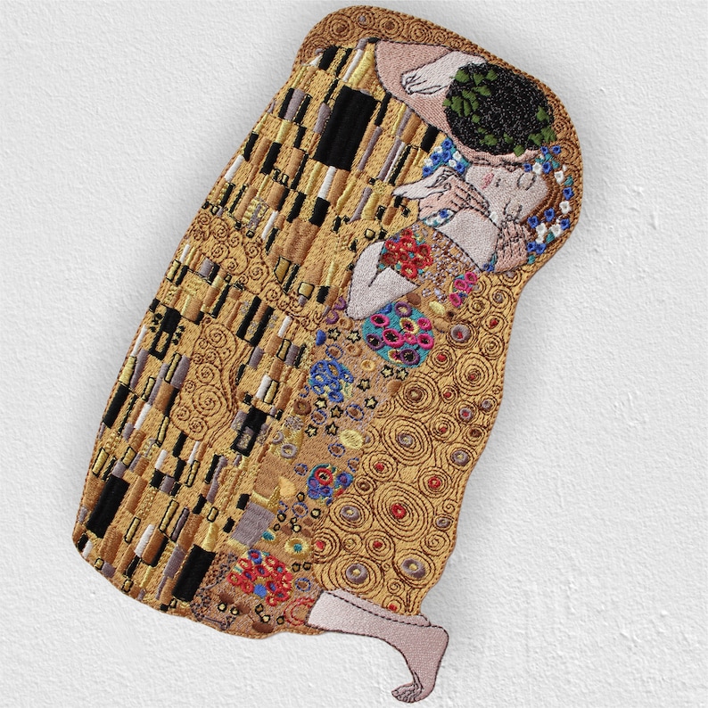 Strykmärke "Kyssen" av Gustav Klimt bild 2