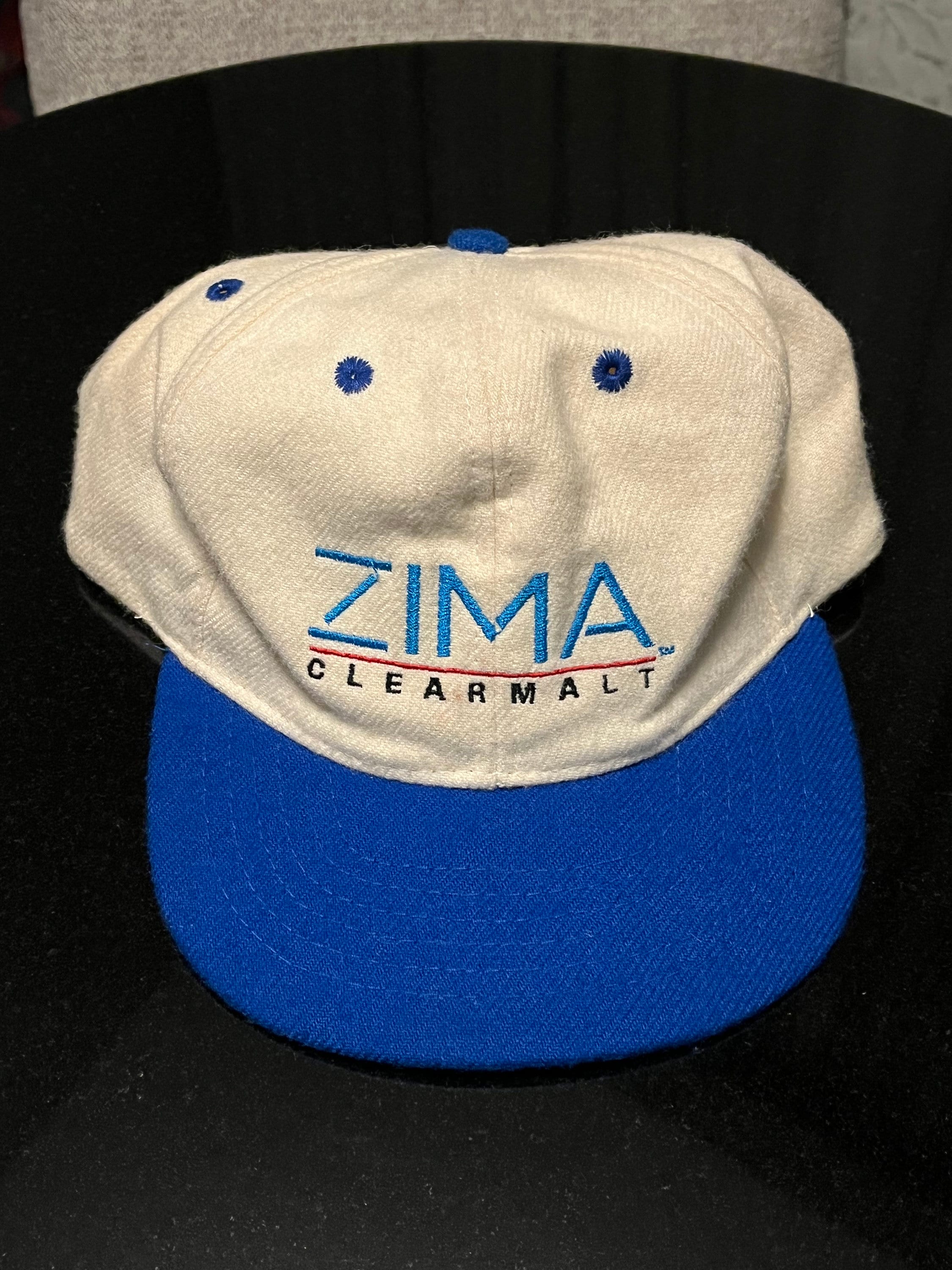 Vintage Zima Clearmalt Wool Blend Snap Back Hat RARE 