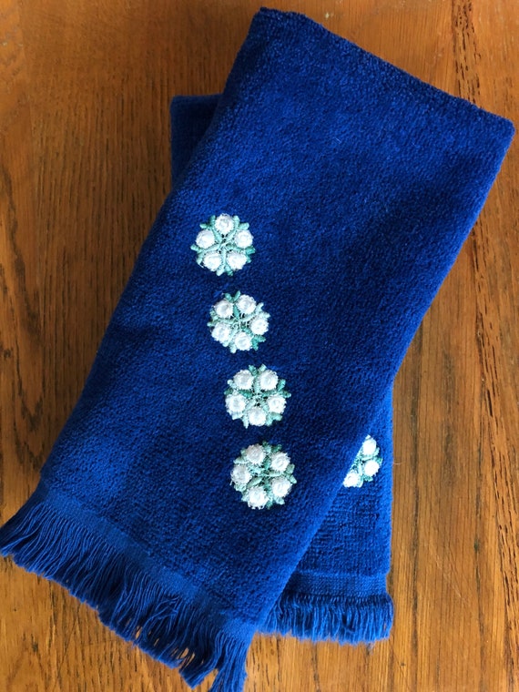 Classic Blue Hand Towel