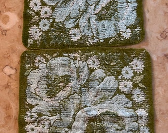 Vintage Fieldcrest Poppy Washcloths