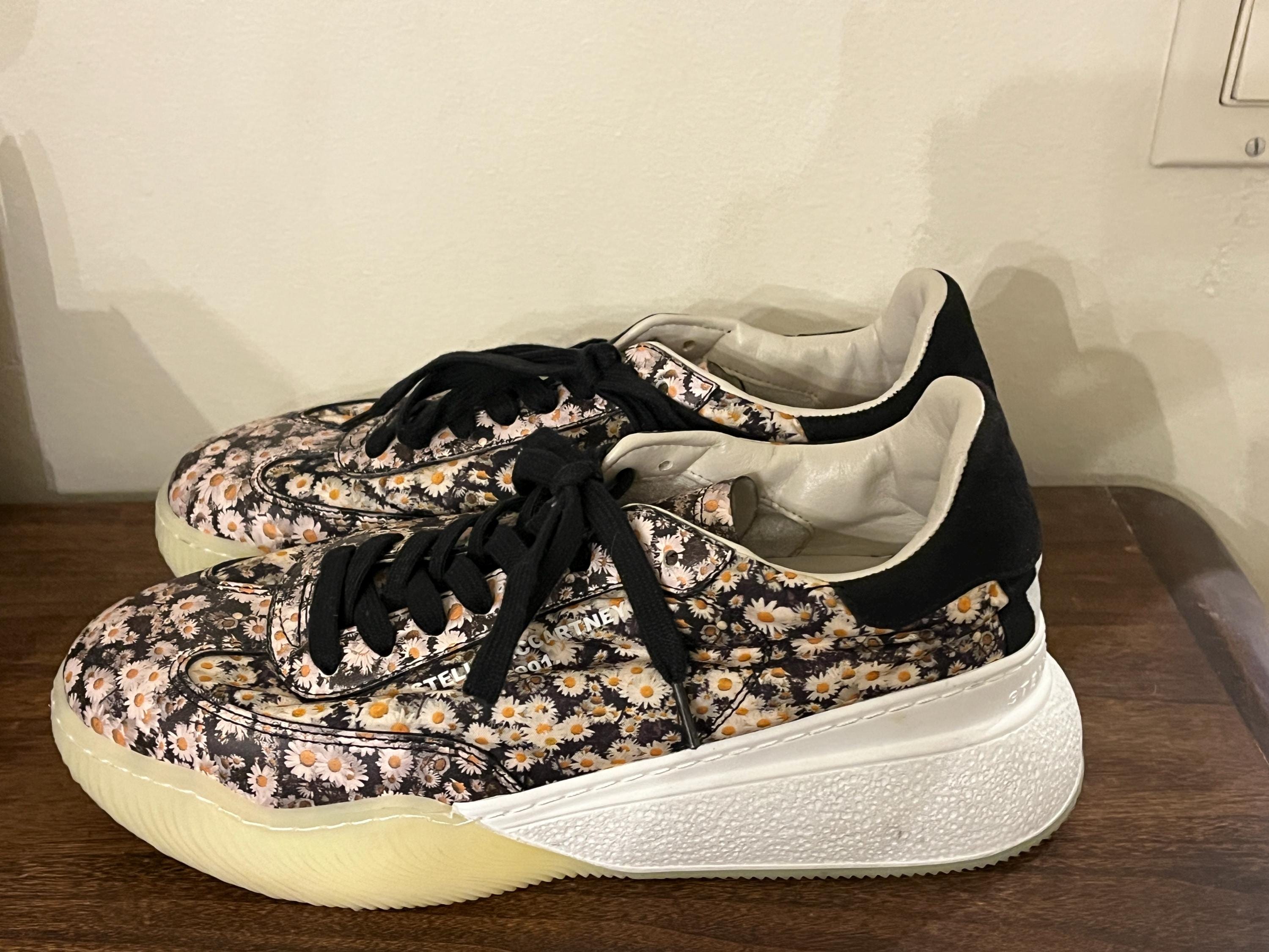 RARE Stella Mccartney 2001 Floral Loop Sneakers EU 39 US 8.5